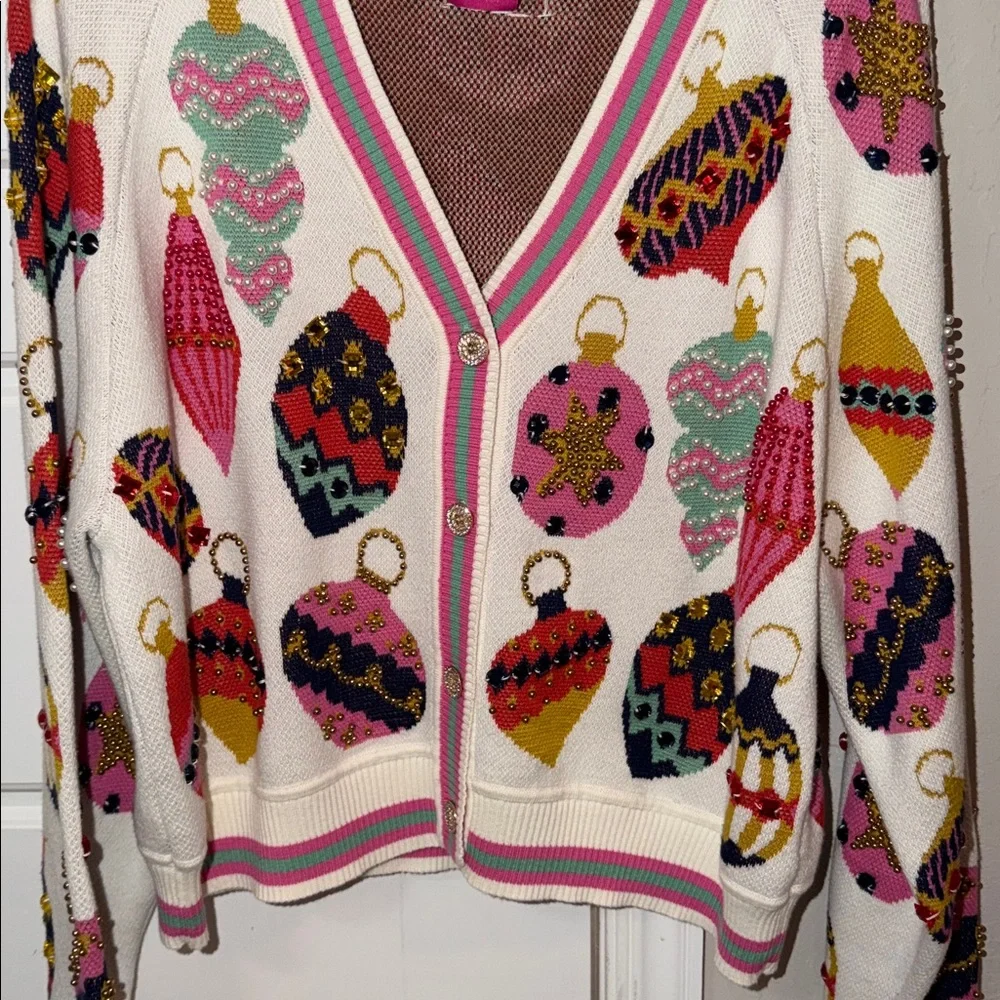 Queen of Sparkles Jeweled Ornament Cardigan - Picture 3 of 11